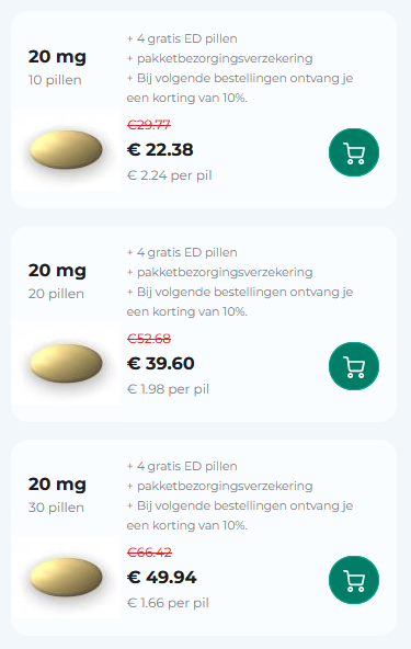vidalista 20 nl